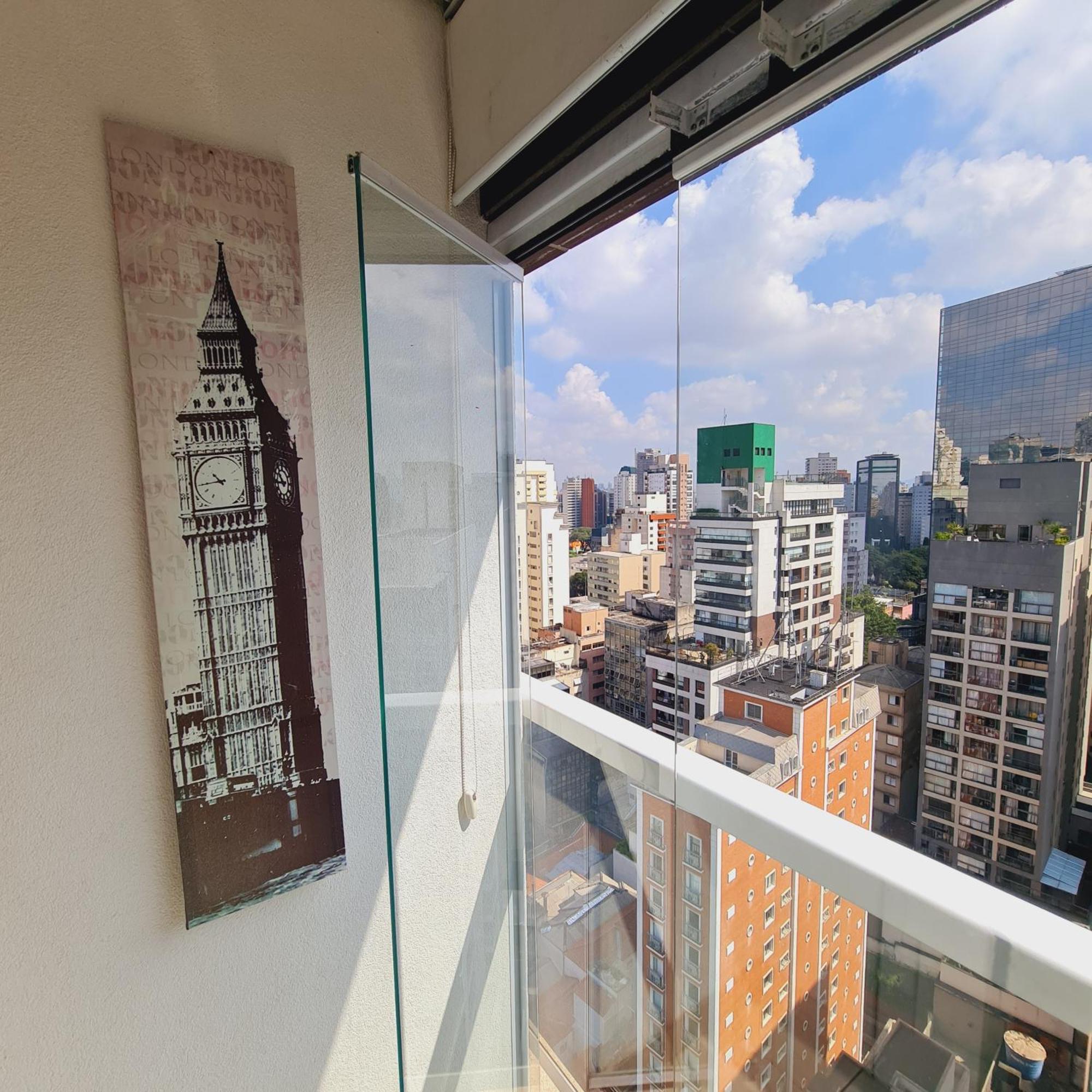 Apartament Studio Moderno & Rooftop Incrivel Augusta São Paulo Zewnętrze zdjęcie
